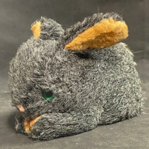Vintage Mary Meyer Realistic Grey Plush Bunny Rabbit