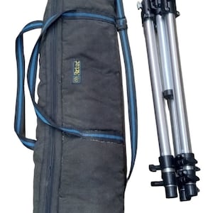 Bogen Portable Folding Tripod With Carrying Bag Vintage Collectible Photography
