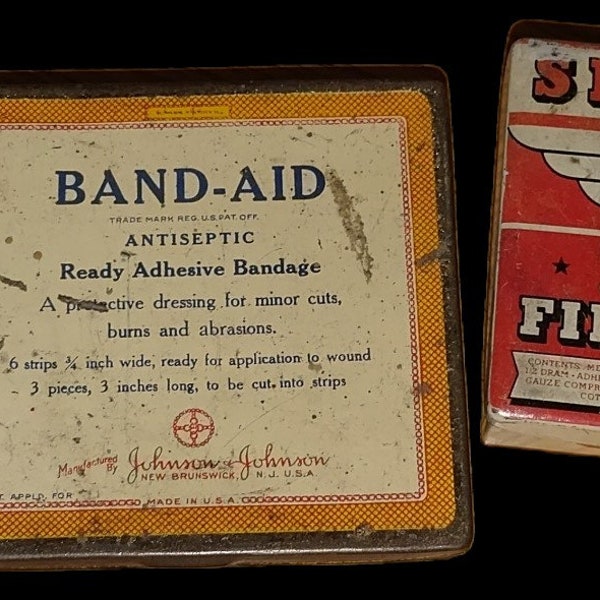Band Aid Tin Etsy