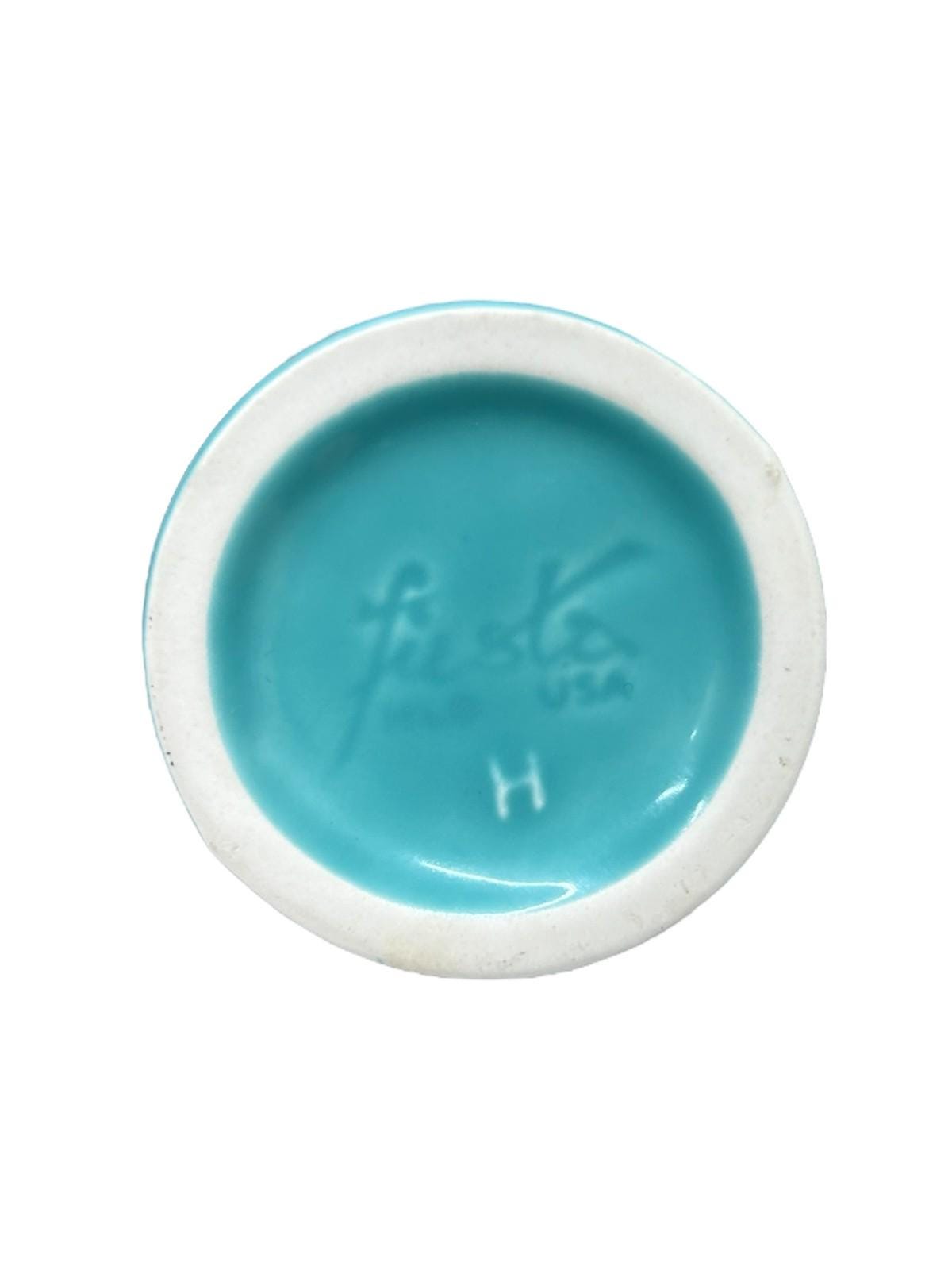 フィエスタ - ターコイズブルーのつぼみ型花瓶 ホーマー・ラフリン