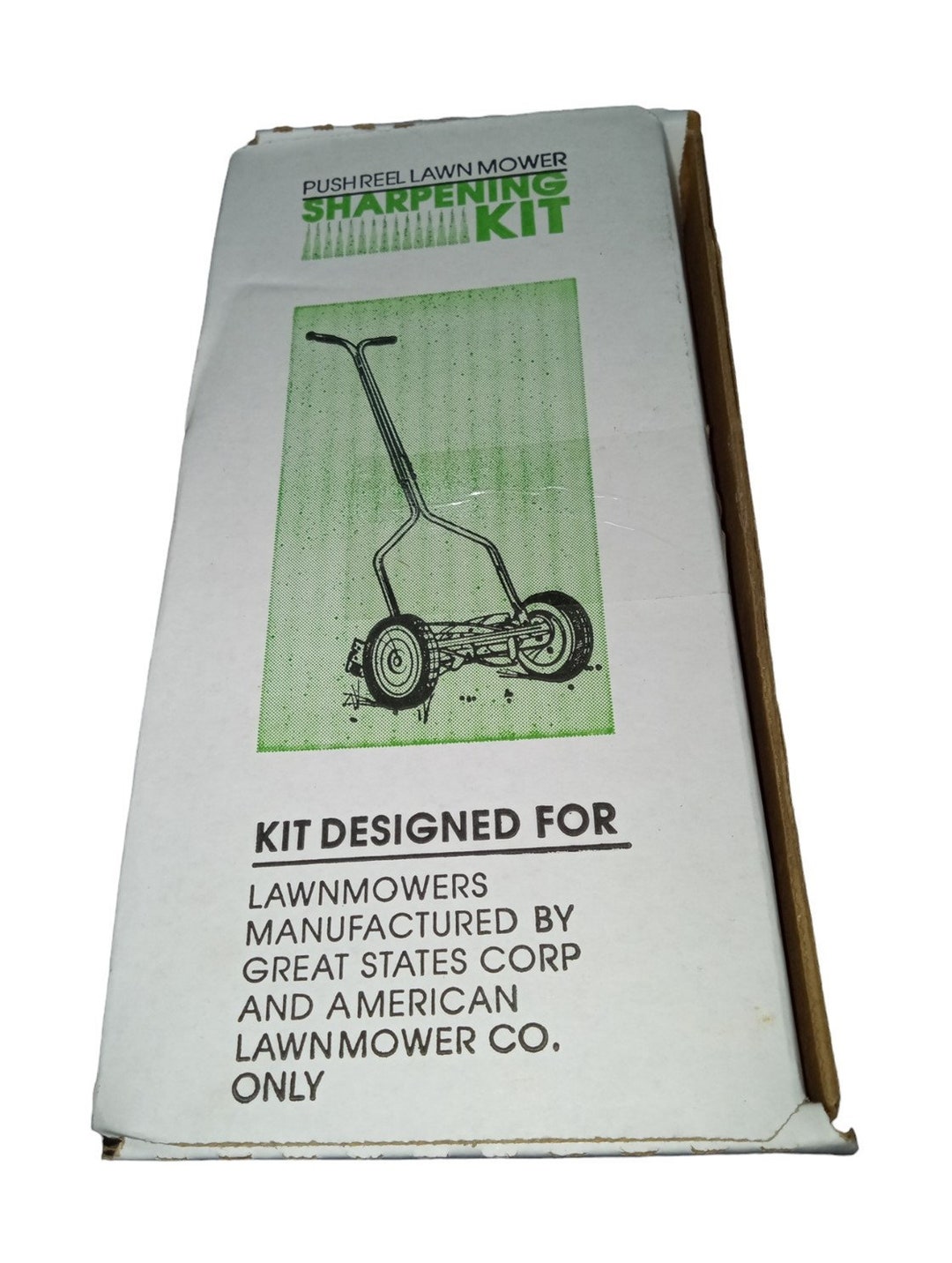 Push Reel Lawn Mower Sharpening Kit Vintage Collectible Lawnmower