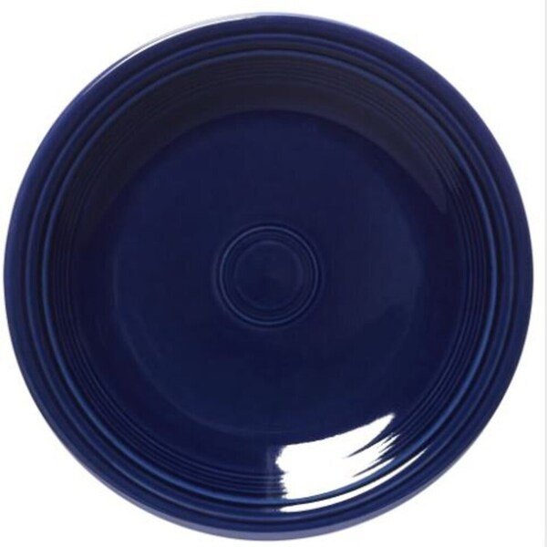 Fiesta - Cobalt Blue Salad Plate Ceramic Dish Homer Laughlin Dinner Kitchenware