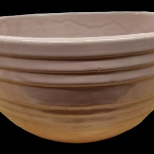 McCoy Pink Ceramic Beehive Bowl Vintage Collectible Kitchenware Serveware Decor