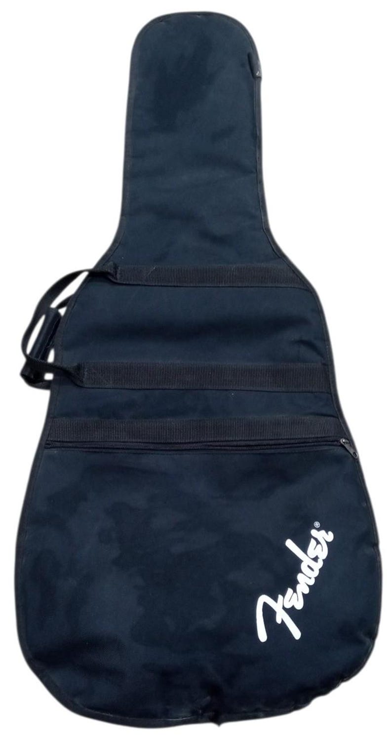 Fender Guitar Carrying Case W/Cords & Strings Collectible Music Equipment image 2