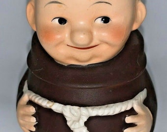 Vintage Germany Goebel Hummel Friar Tuck Monk Lidded Sugar