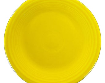 Fiesta - Daffodil Yellow Dinner Plate Homer Laughlin Ceramic Dish Kitchenware