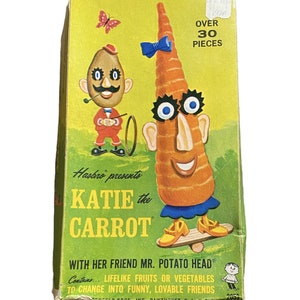 Katie the Carrot Antique Hasbro Vintage with Mr. Potato Head #2053