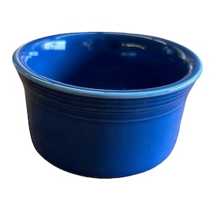 Fiesta - Lapis Blue Ramekin Bowl Homer Laughlin Ceramic Dish Kitchenware Baking