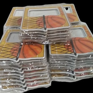 Sportlich Bilderrahmen mit Magnet und Ständer - Basketball (10 Stück)
