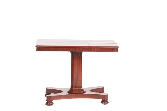William Iv Mahogany Reading Table Etsy