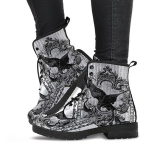 emo combat boots