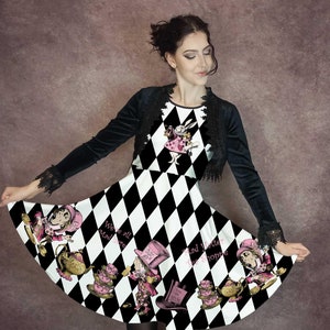 slim fit dress slacks Mad Hatter Dress – Wild Lilies