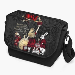 Alice in Wonderland - Gothic Messenger Bag (JPMESS1)