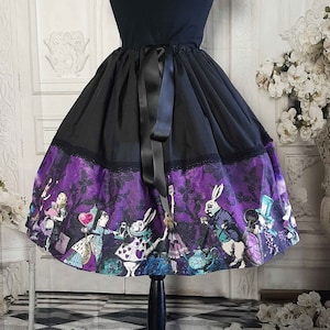 Alice in Wonderland Full Skirt - Alice Cosplay Costume
