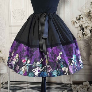 Alice in Wonderland Full Skirt - Alice Cosplay Costume