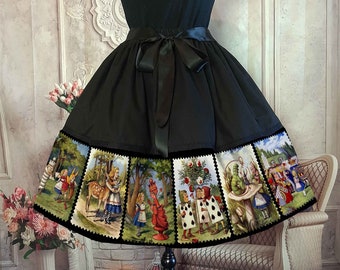 Alice im Wunderland Vintage Style Full Rock - Alice Cosplay Kostüm