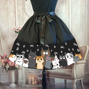 Women Kawaii Cat Cosplay Costume Tube Tops Pleated Skirt Outfit Cute Kitten  Lingerie Set