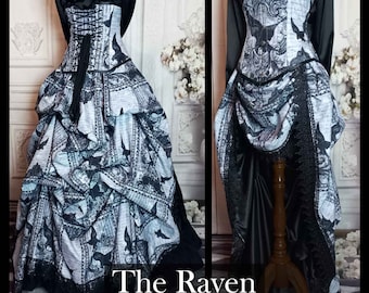 Disfraz Steampunk de Cuervo - Vestido de Novia Gótico