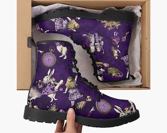 Bottes violettes Alice au pays des merveilles (JPPAP)