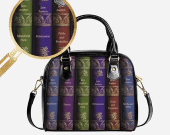 Jane Austen Shoulder Handbag - Purse for Jane Austen Fans (JPJAB)