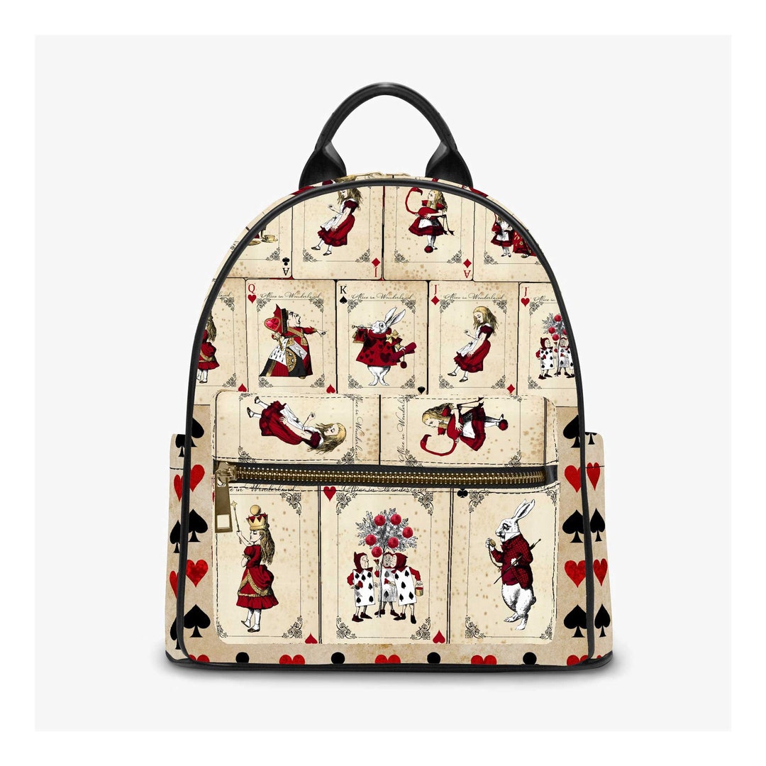 Alice in Wonderland Small Backpack - Cute Gothic Alice Back Pack (JPBP1 ...