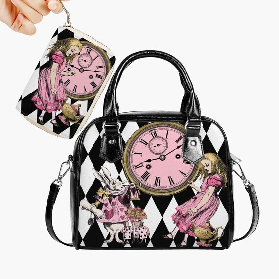 Alice in wonderland bag, Alice in wonderland shoulder bag, A