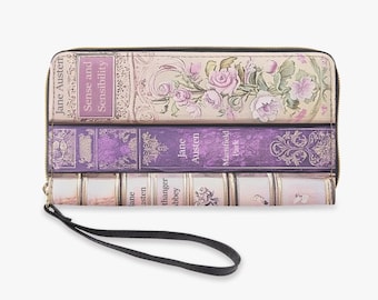 Jane Austen Wrist Wallet - Literary Purse - Bookish Gift