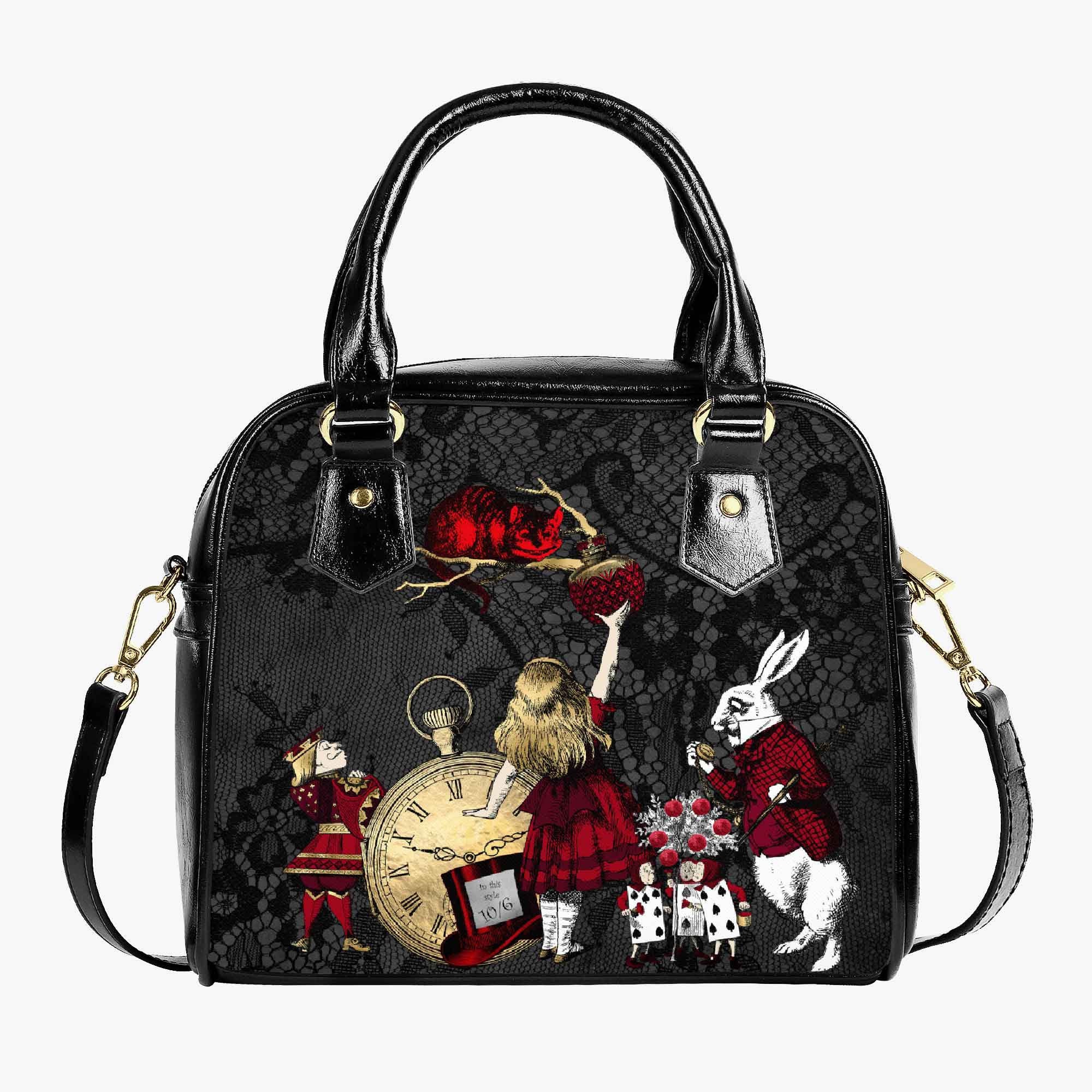 Alice in Wonderland Gothic Handbag Mad Hatter Tea Party Purse Through the Looking Glass Gift JP83 and JP83Q Etsy Australia