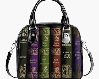 Agatha Christie Schulter Handtasche - Geldbörse für Agatha Christie Fans (JPAGC)