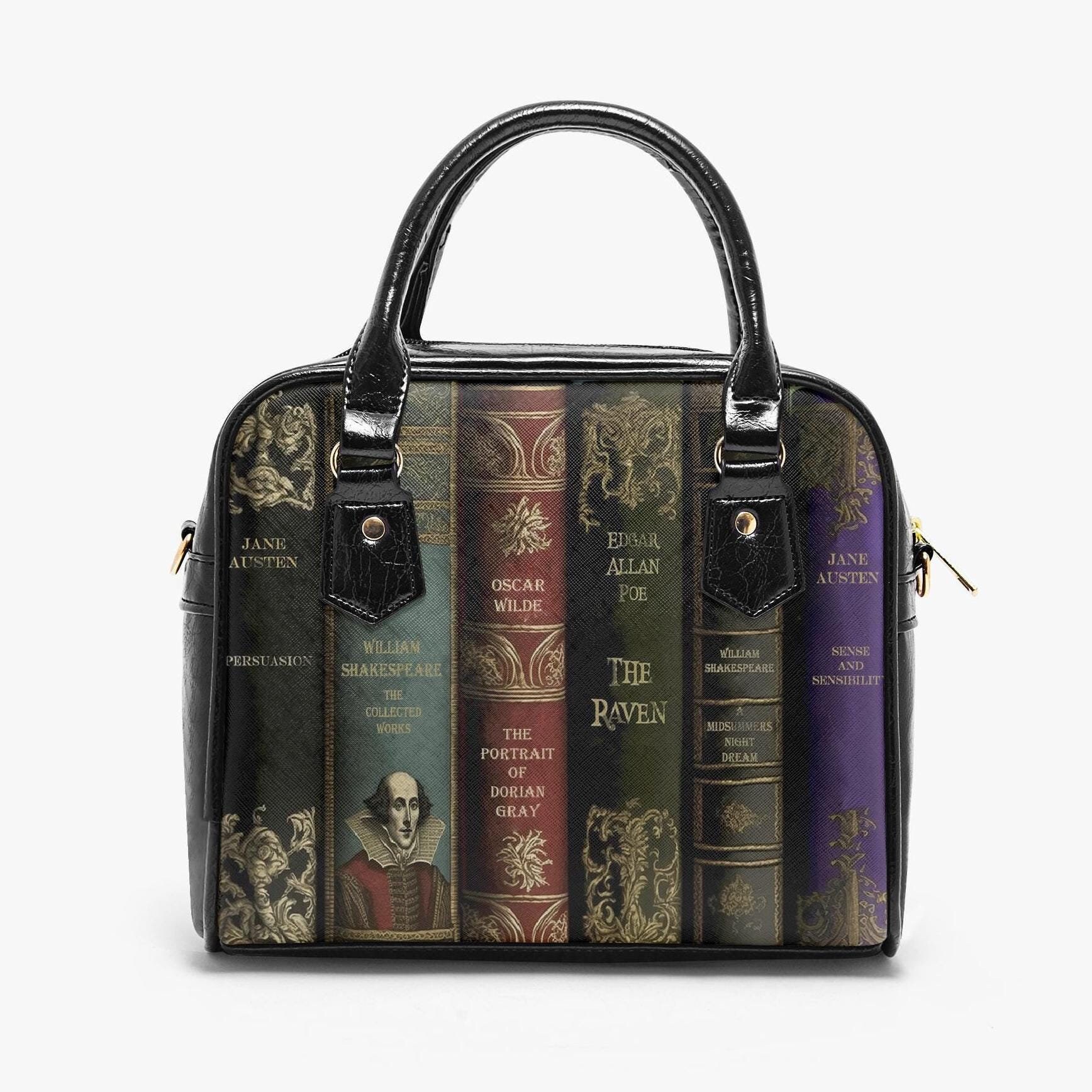Vintage Books Classic Literature Purse With Shoulder Strap