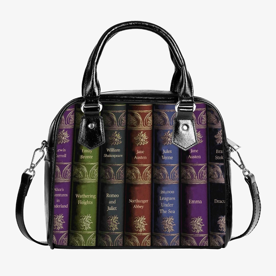 Vintage Books Classic Literature Purse With Shoulder Strap JPBOOKSAP