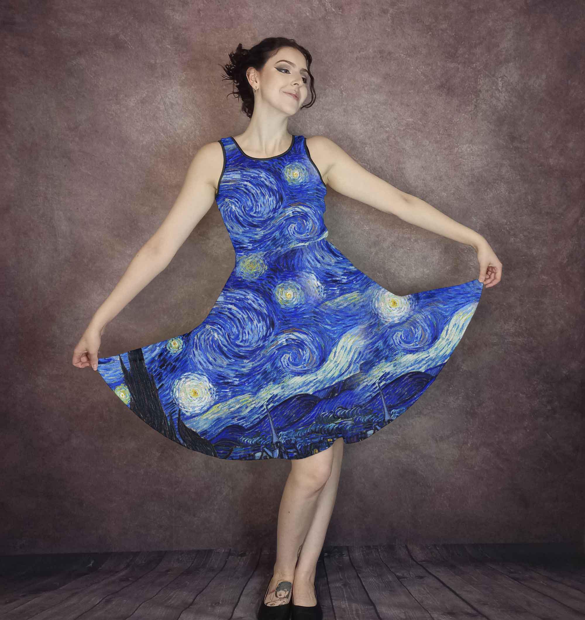 Starry Night Dress - Etsy Starry Night Dress - Etsy