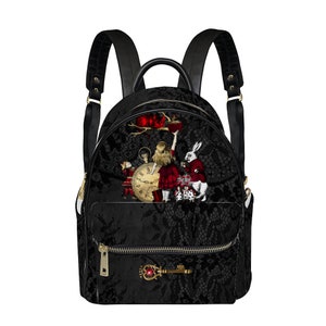 Alice in Wonderland Small Cute Goth Back Pack (JPRGBP)