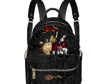 Alice in Wonderland Small Cute Goth Back Pack (JPRGBP)