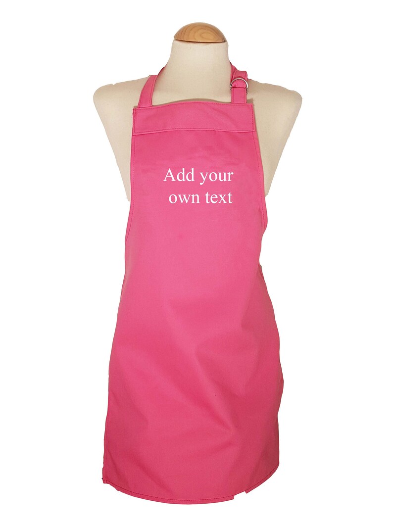 Create Your Own Personalised Apron Size Medium Add Any Etsy