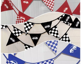 Racing bunting - 10 mtr many colours available great for party / bedroom decorations