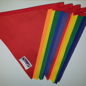 rainbow bunting - 10 mtr Gay pride / wedding / birthday / LGBTQIA / Pride