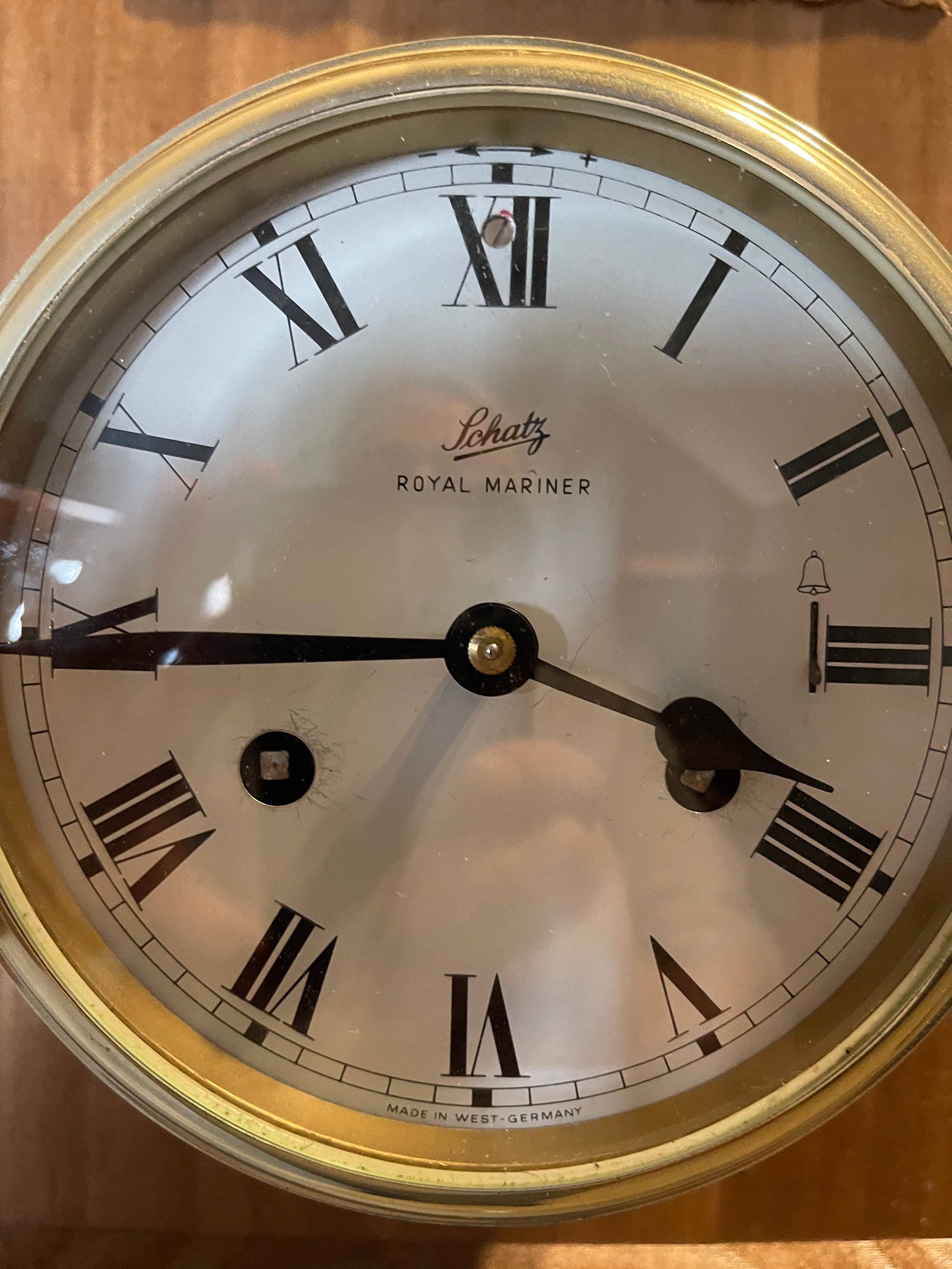 Schatz Royal Mariner Ships Bell Clock with Key Etsy