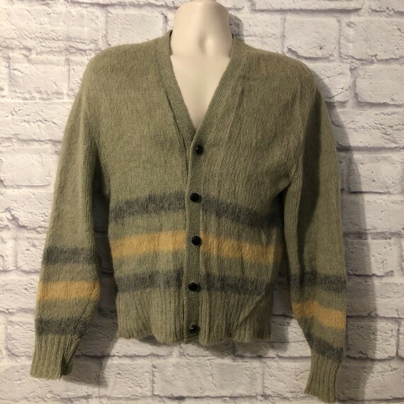 vintage mohair cardigan mens