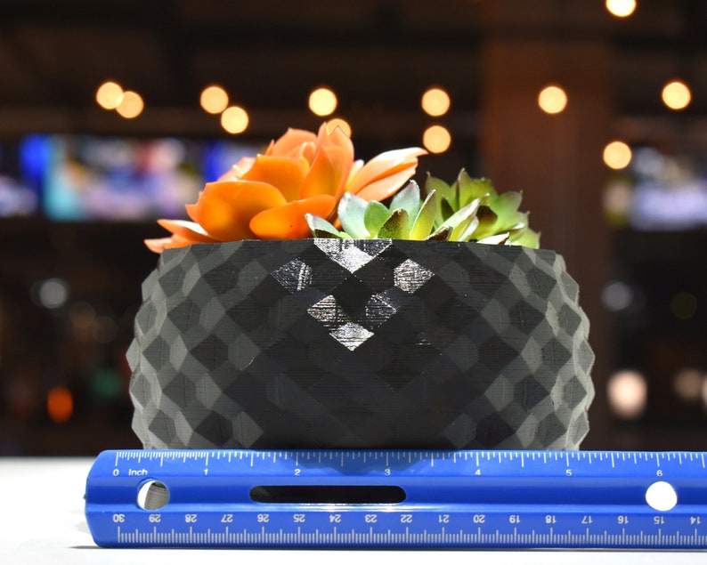 Succulent Pots Geometric Succulent Planter Unique Planter Pot Succulent Container Geometric Vase Geometric Pot 3D Printed Planter