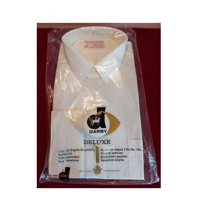 Vintage classic white shirt 1940s-50s new in original packaging size 16. 2 Darby Canada Free Shipping Canada USA