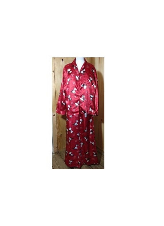 Rare Vintage Pyjamas Snoopy Adult Large Size Excel