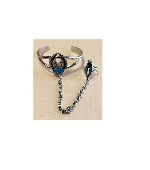 Southwest Bracelet, Sterling Turquoise Slave Bracelet - poshjewelsworldwide