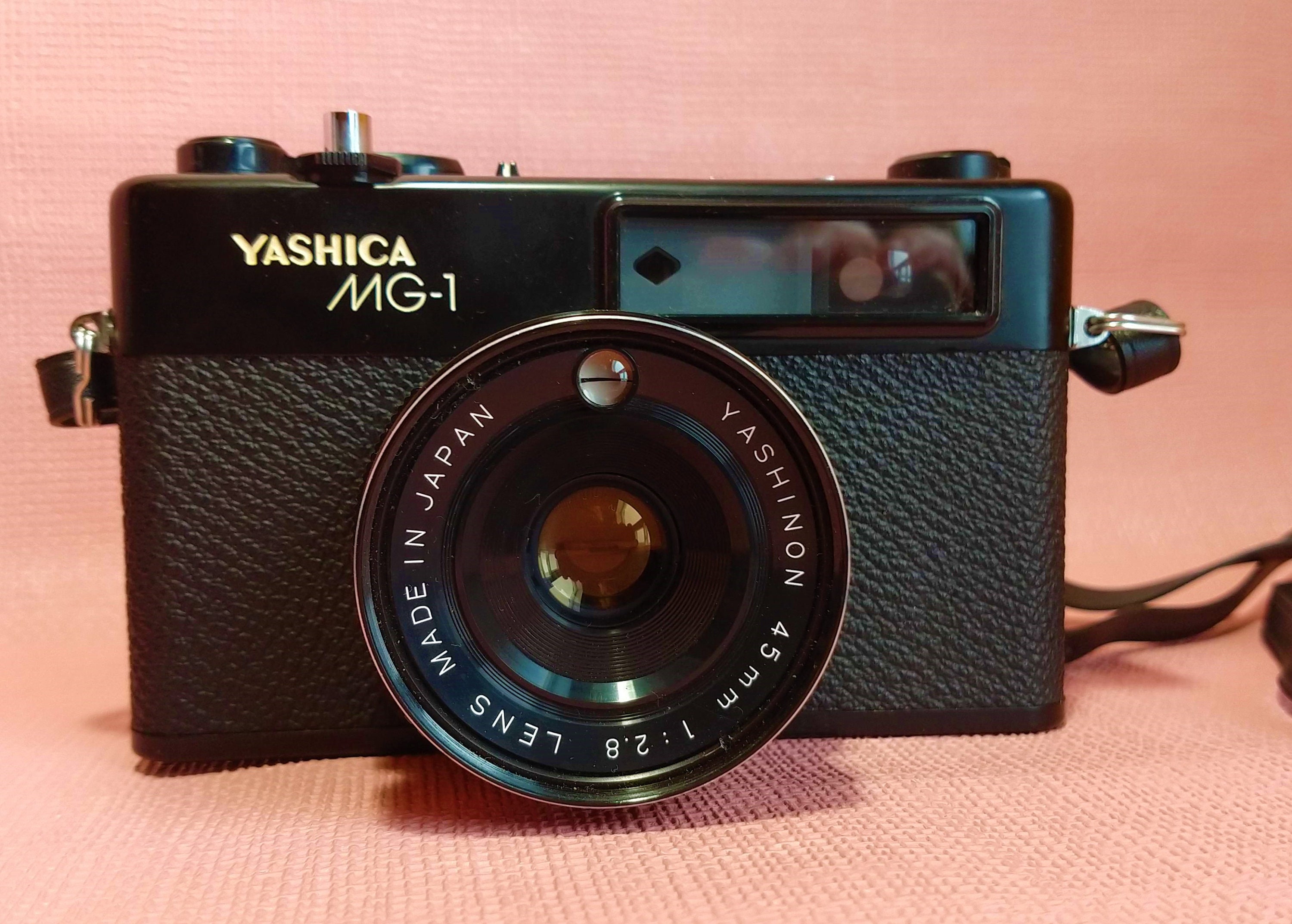 2 35 Mm Yashica FRII and MG1 Cameras Flash and Case Free Etsy UK