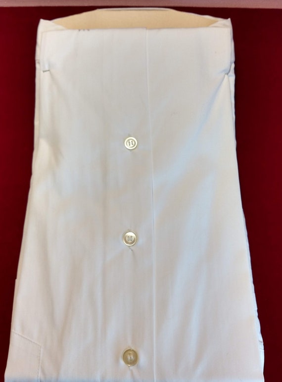 Vintage chemise blanche classique années 1940-50 … - image 6