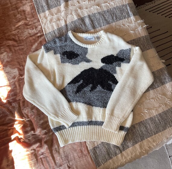 Vintage Acrylic Blend Sweater - image 1