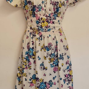 robe d’été vintage des années 1970 JC Pennys