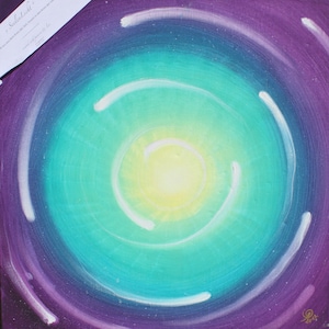 SoulLight &gt;&gt; SoulArt &gt;&gt; Original, oil on canvas, picture 50 x 50 cm, spiritual art, energy picture, power picture