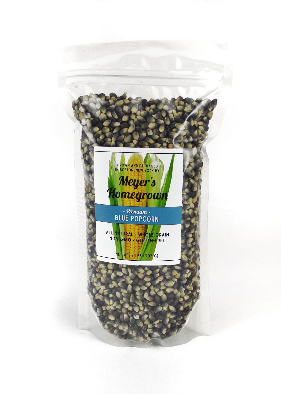 Blue Popcorn Kernels Etsy