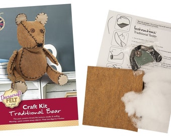 traditional teddy bear making kit